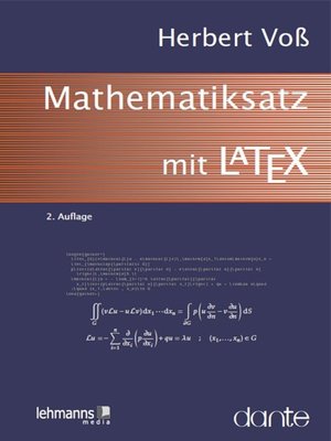 cover image of Mathematiksatz mit LaTeX